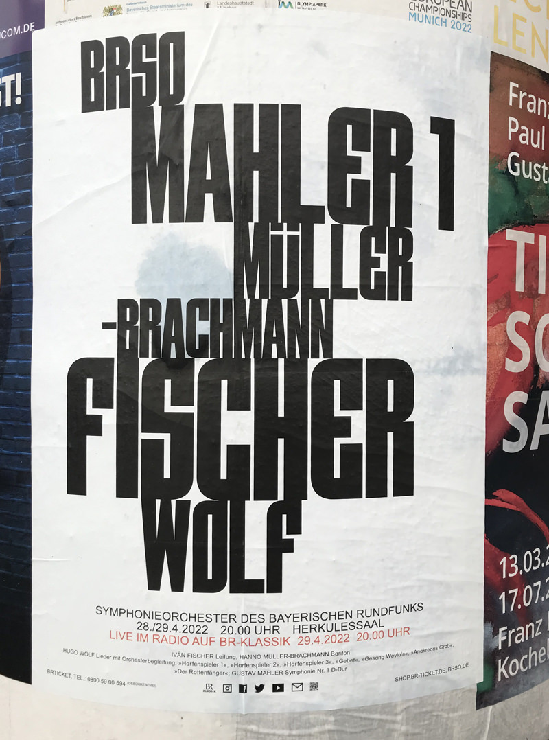 Orchestrierte Lieder von Hugo Wolf unter Iván Fischer mit dem Sinfonieorchester des BR, 26.4.2022