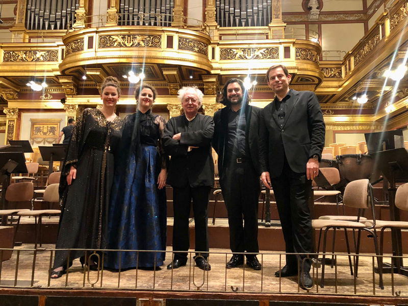 Beethovens „Missa Solemnis“ im Goldenen Saal des Wiener Musikvereines am 10.12.2022, mit Eleanor Lyons (Soprano), Eva Zaicik (Mezzosoprano), Maestro Philippe Herreweghe (Conductor), Ilker Arcayürek (Tenor) and Hanno Müller-Brachmann (Bass)