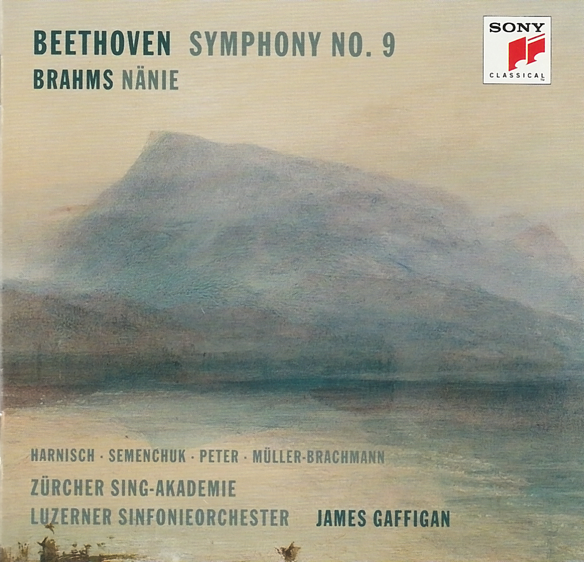 CD Cover - Beethovens Sinfonien 1-9<br> Brahms Nänie